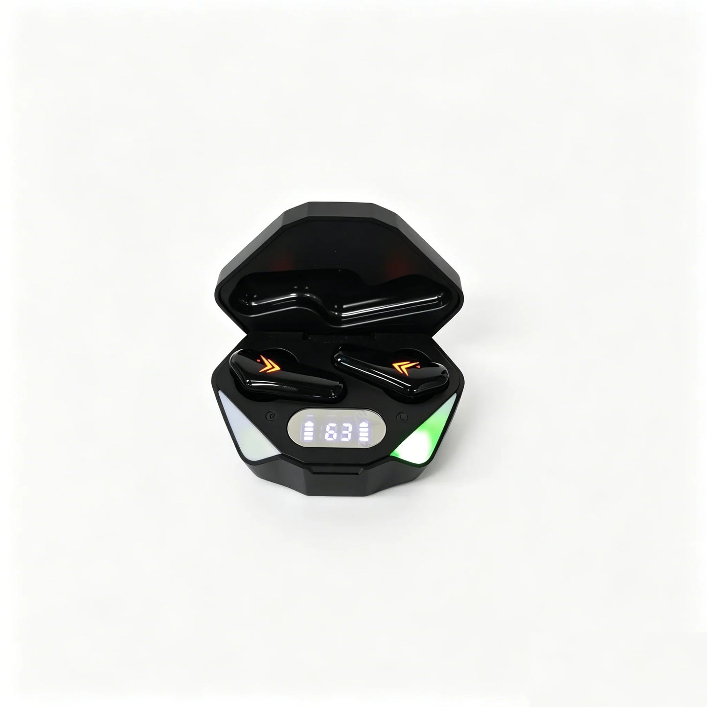 Bluetooth TWS Gaming Earphones Low Latency Wireless In-Ear Headphones With Built-in Mic LED Indicator Lights