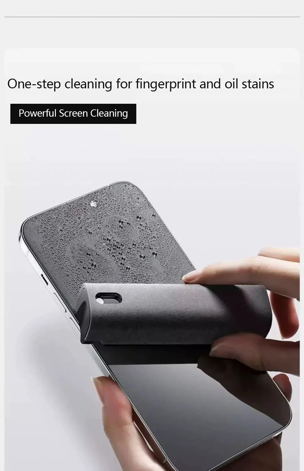2 in 1 Mobile screen cleaning Tablet laptop cleaning Wipe car cleaning cloth Display screen spray spray