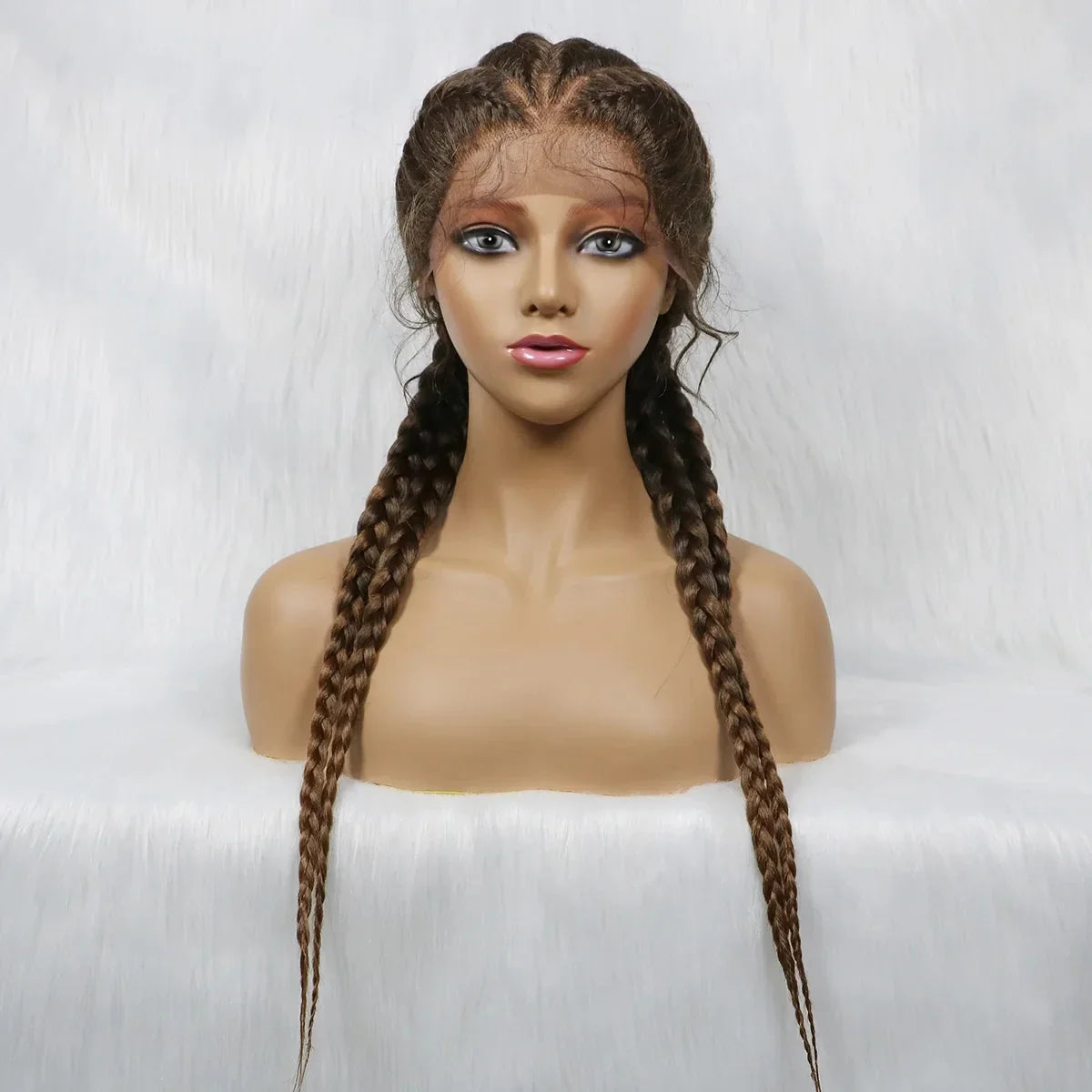 KIMA New Arrival 26" Braided Wig | Lace Front with Baby Hair