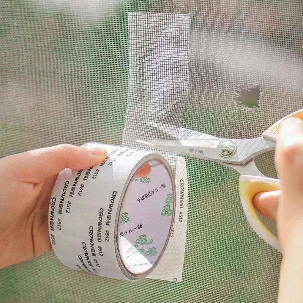 Mosquito Net Windows Anti-Mosquito Mesh Easy-to-Apply Waterproof Window Screen Repair Tape Self-Adhesive Mesh Patch