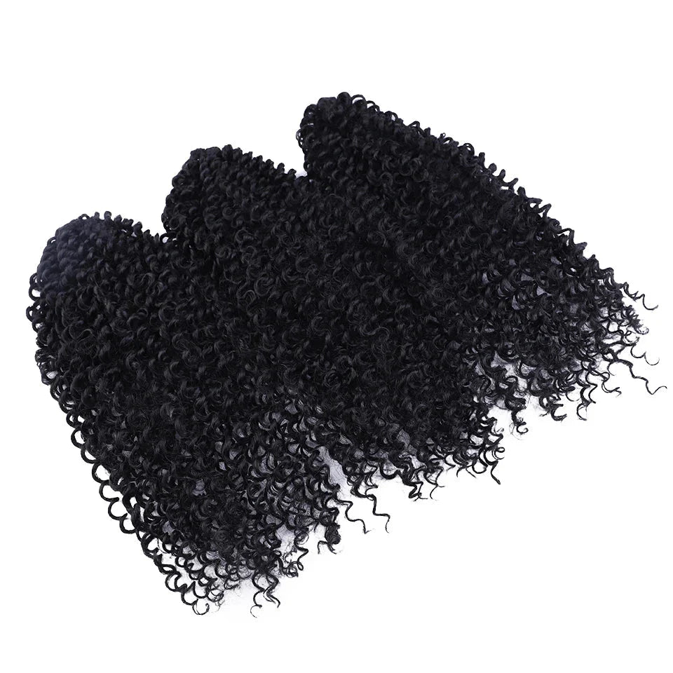 18 Inch Passion Twist Braids Crochet Hair | Afro Kinky Curly | 60 Strands
