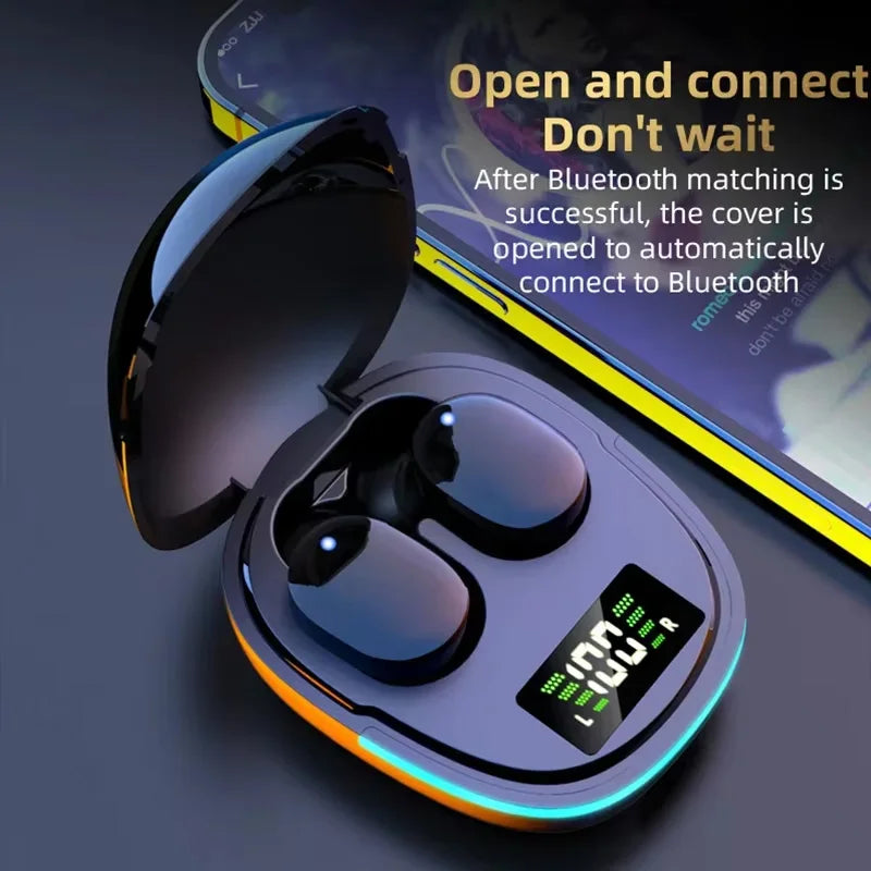 G9S Bluetooth 5.1 In Ear Wireless Earbuds LED Power Display Low Latency Gaming HiFi Stereo Sports Headphones