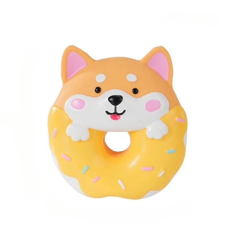Pet Interactive Toy for Dog Cat Screaming Rubber Chicken Cartoon Animals Toy for Dogs Latex Squeak Chew Training Pet Products