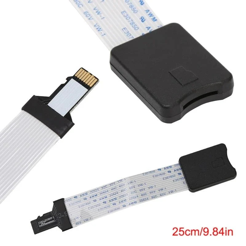 2025 New TF Card Female to TF micro SD Male Flexible Memory Card Extension Cable Reader TF To MicroSD Extension Adapter Cable