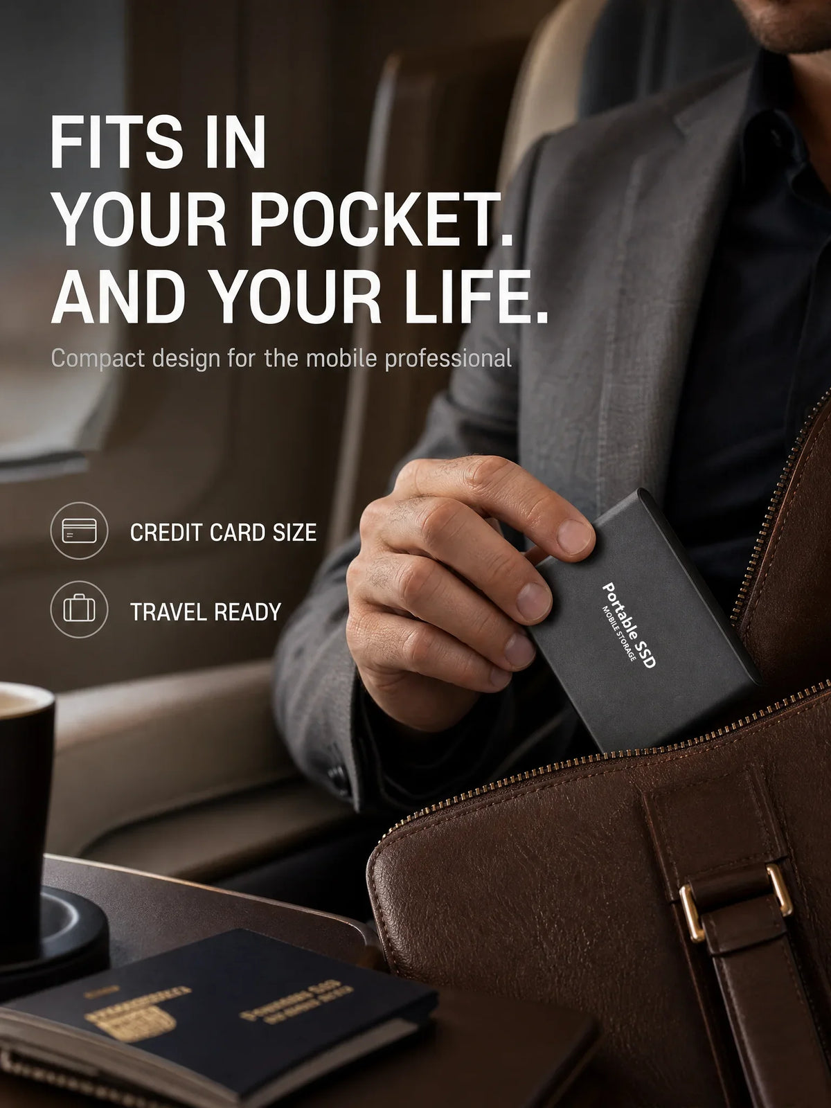 Reliable Slim Storage Device Portable External SSD 1TB 4TB 16TB 128TB High Speed for Notebook Laptop Computer