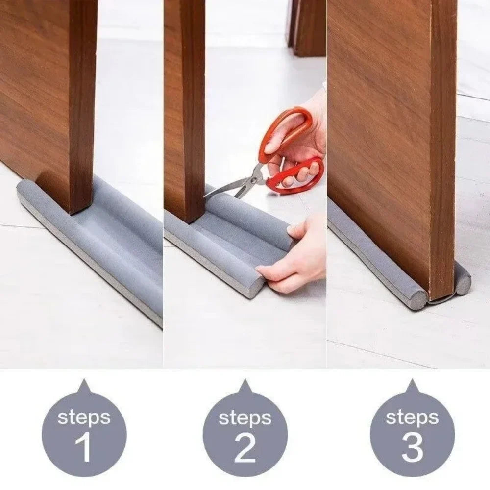 Door Bottom Door Seam Sealing Strip Under the Door Thickened Sound Insulation Bug Proof Windproof Dust Household Door Bedroom