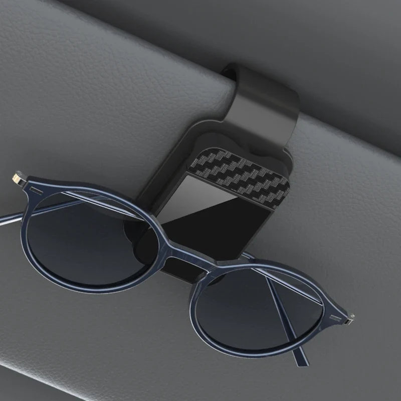 Car Sun Visor Sunglasses Clip Holder Stable Eyeglasses Hanger Card Ticket Organizer Interior Storage Clip Car Accessories