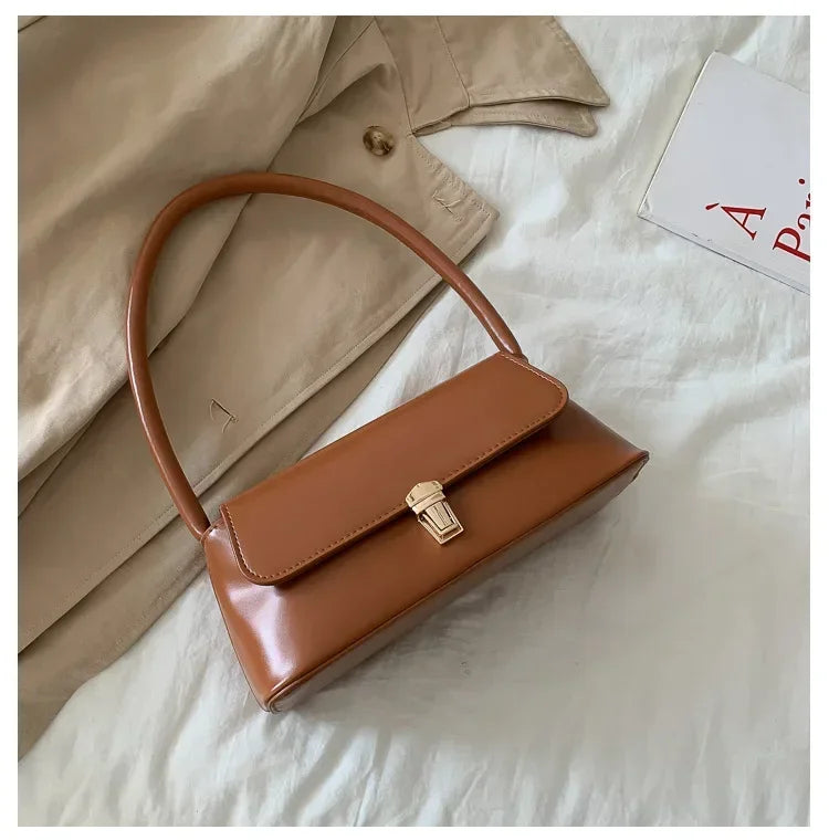 Luxury Brand Crossbody Bags for Women | Fashion Design Underarm & Woman Shoulder Bag (Female Handbag & Purses, Solid Color)