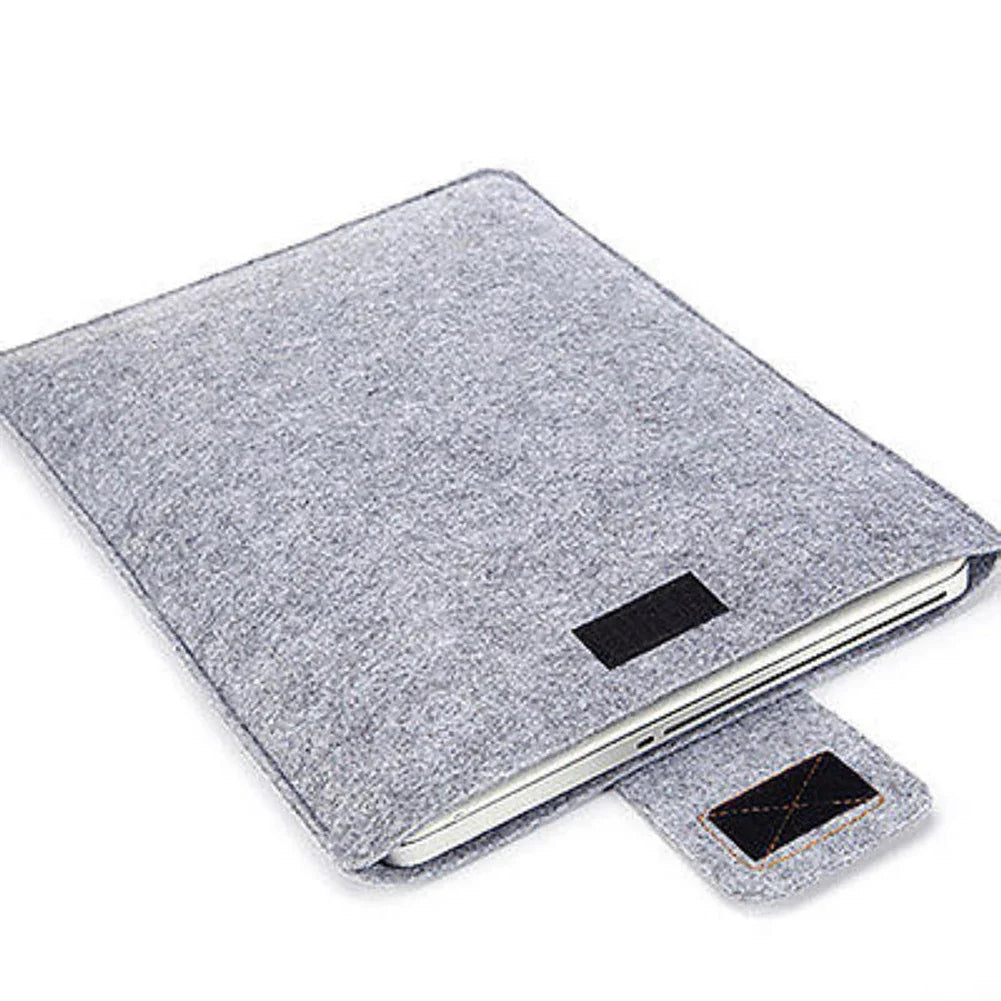 Solid Color Felt Sleeve Tablet Storage Bag Slim Cover Case for MacBooks Air pro 13 Inch