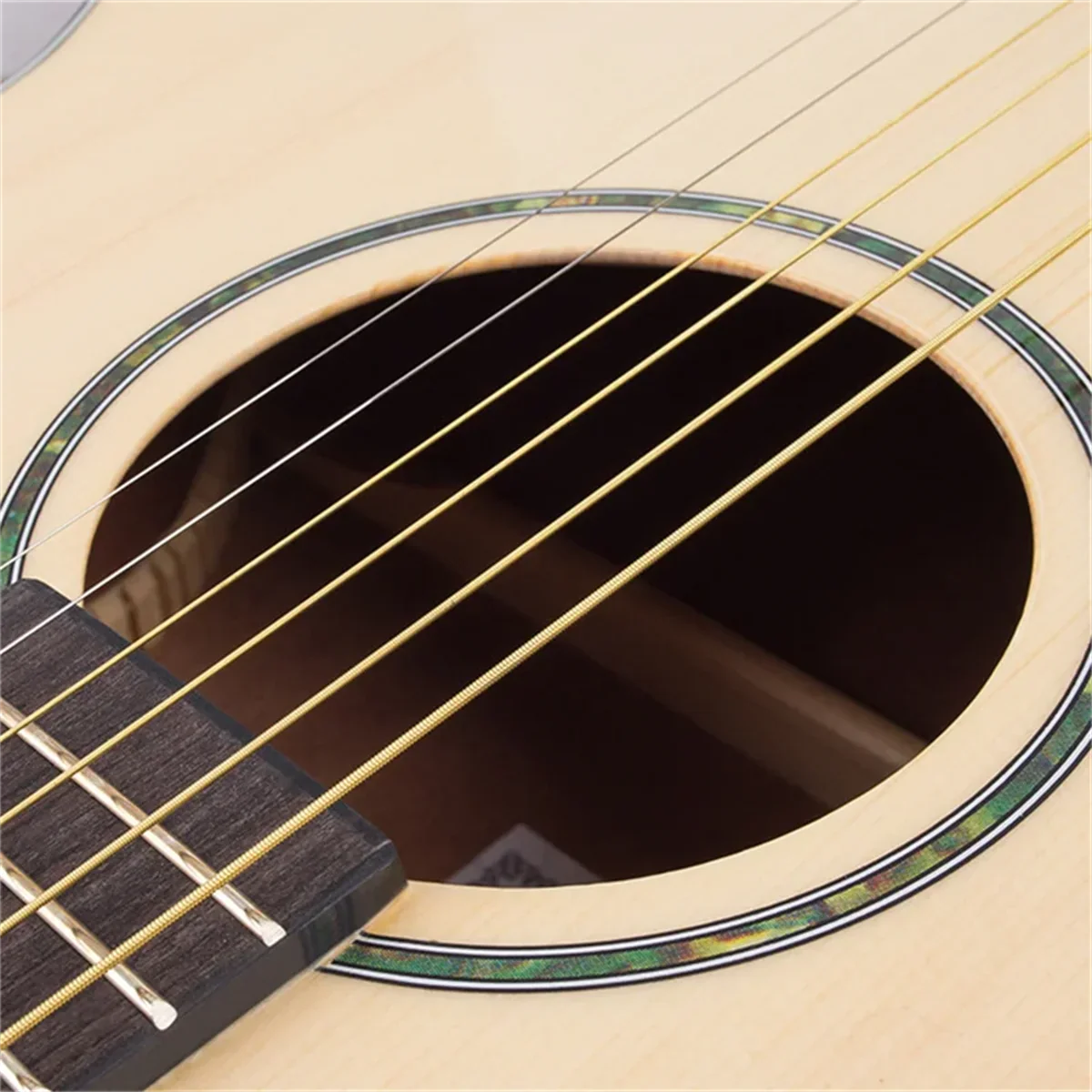 Miwayer  Acoustic Guitar Strings - High Carbon Steel Core, Rust-Resistant & Long-Lasting, Bright & Balanced Tone