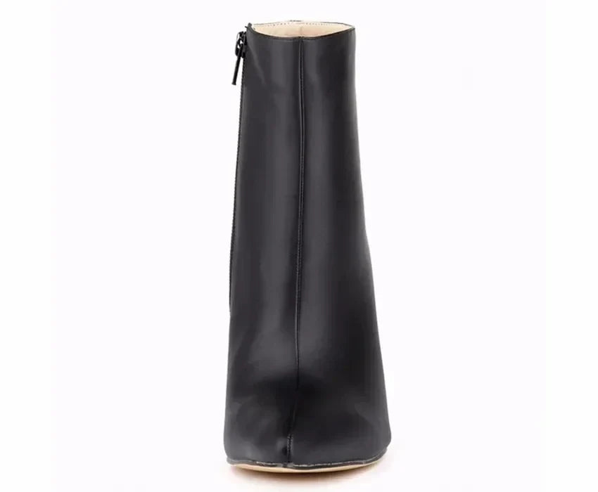 Women Short Boots Pumps Sexy Pointed Toe Side Zipper Super High Heels Stiletto 2026 Female Party Ankle Boot Shoes Botas De Mujer