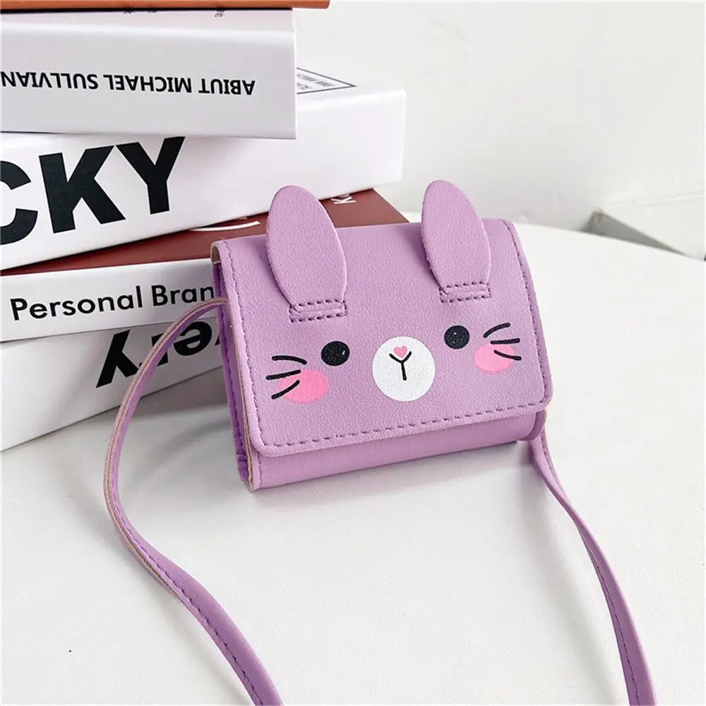 Children's Accessories Small Shoulder Bag | Cute Rabbit Baby Girls Small Crossbody Bags & Cartoon Kids Boys Mini Coin Purse Handbags