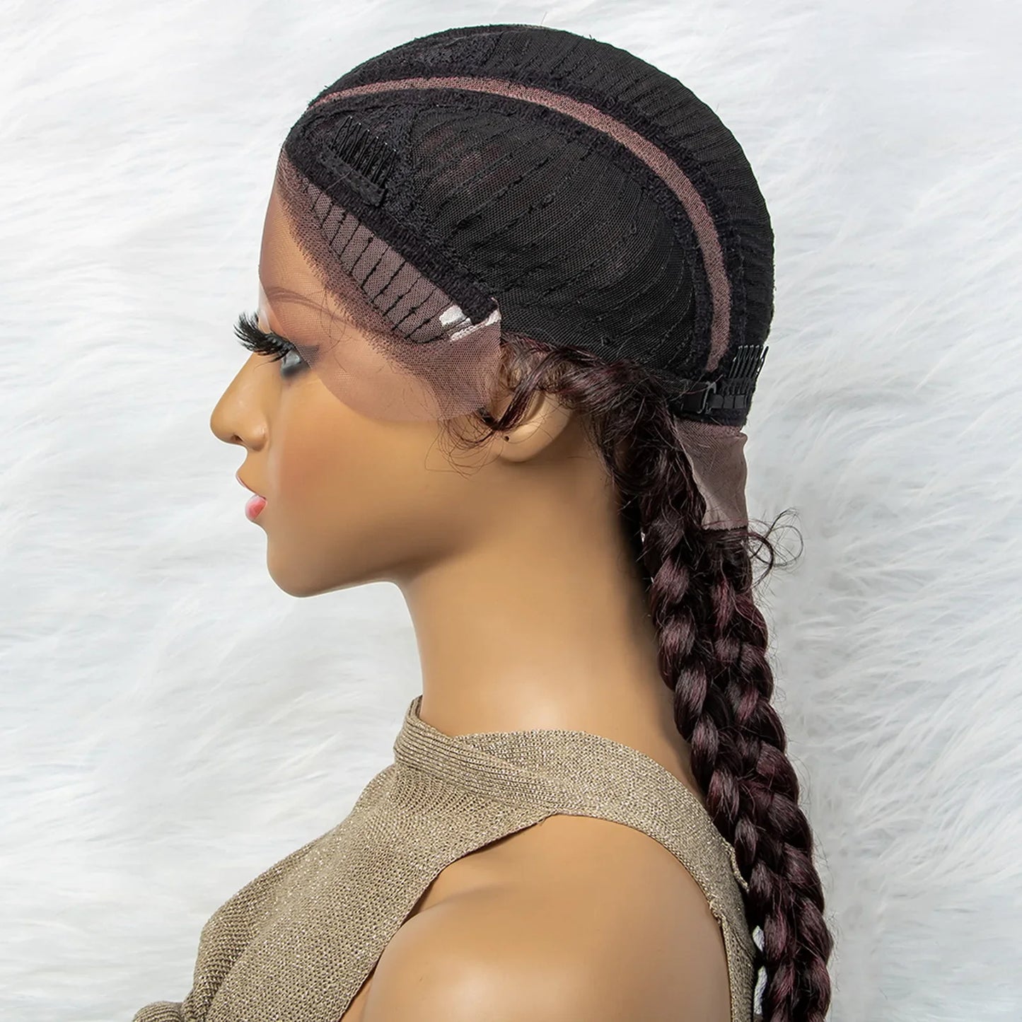 KIMA New Arrival 26" Braided Wig | Lace Front with Baby Hair