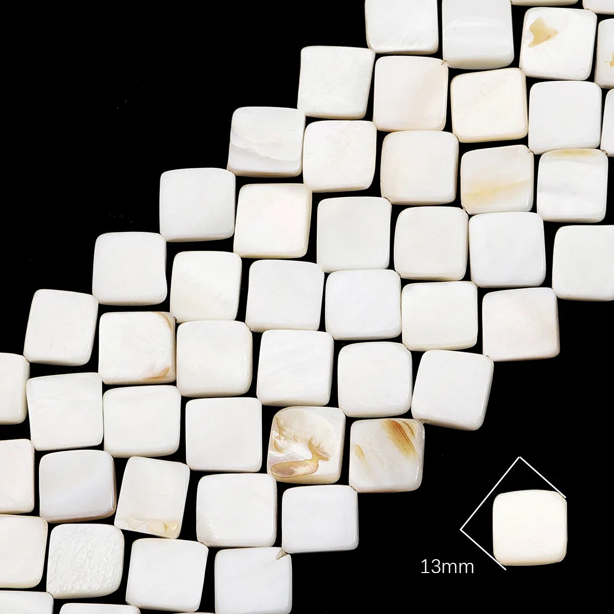 Natural Shell Beads Mother of Pearl Love Star Oval Round Flat Loose Spacer Beads for Jewelry Making DIY Charm Bracelet Necklace