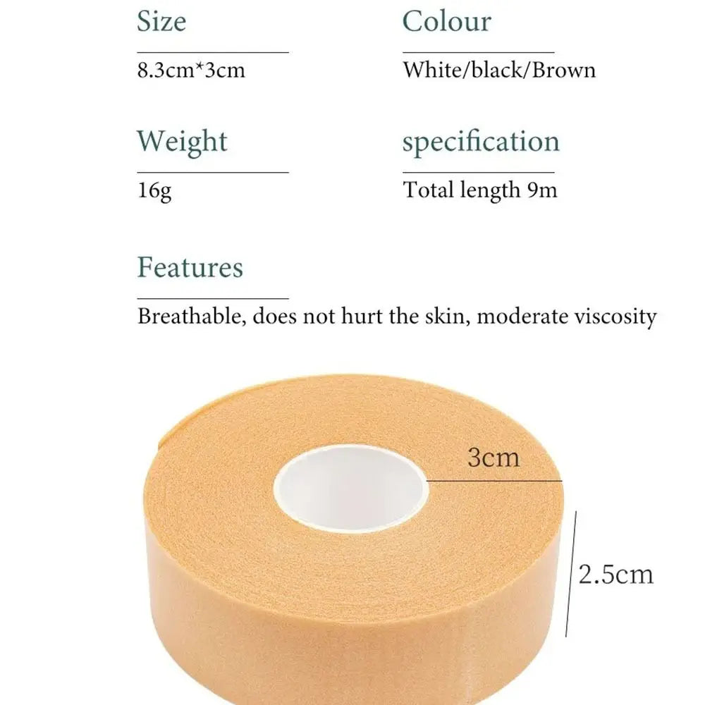 Eyelash Extension Lash Patch Tape Non-woven Adhesive Under Eye Paper Tape Multifunctional Breathable