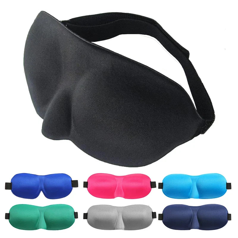3D Sleep Mask Eye Mask for Travel Yoga Nap Lightweight Breathable Eye Cover Night Sleep Block Out Light Eyepatch for Women Men