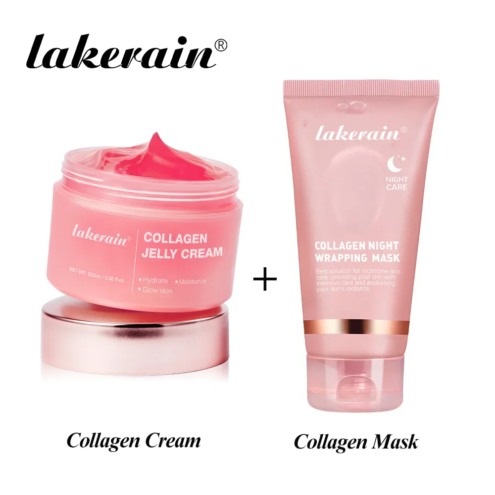 Collagen Wrapping Peel-off Mask Rejuvenation Moisturizing Brightening Korean Face Mask Make Glowy Skin Elasticity Facial Mask