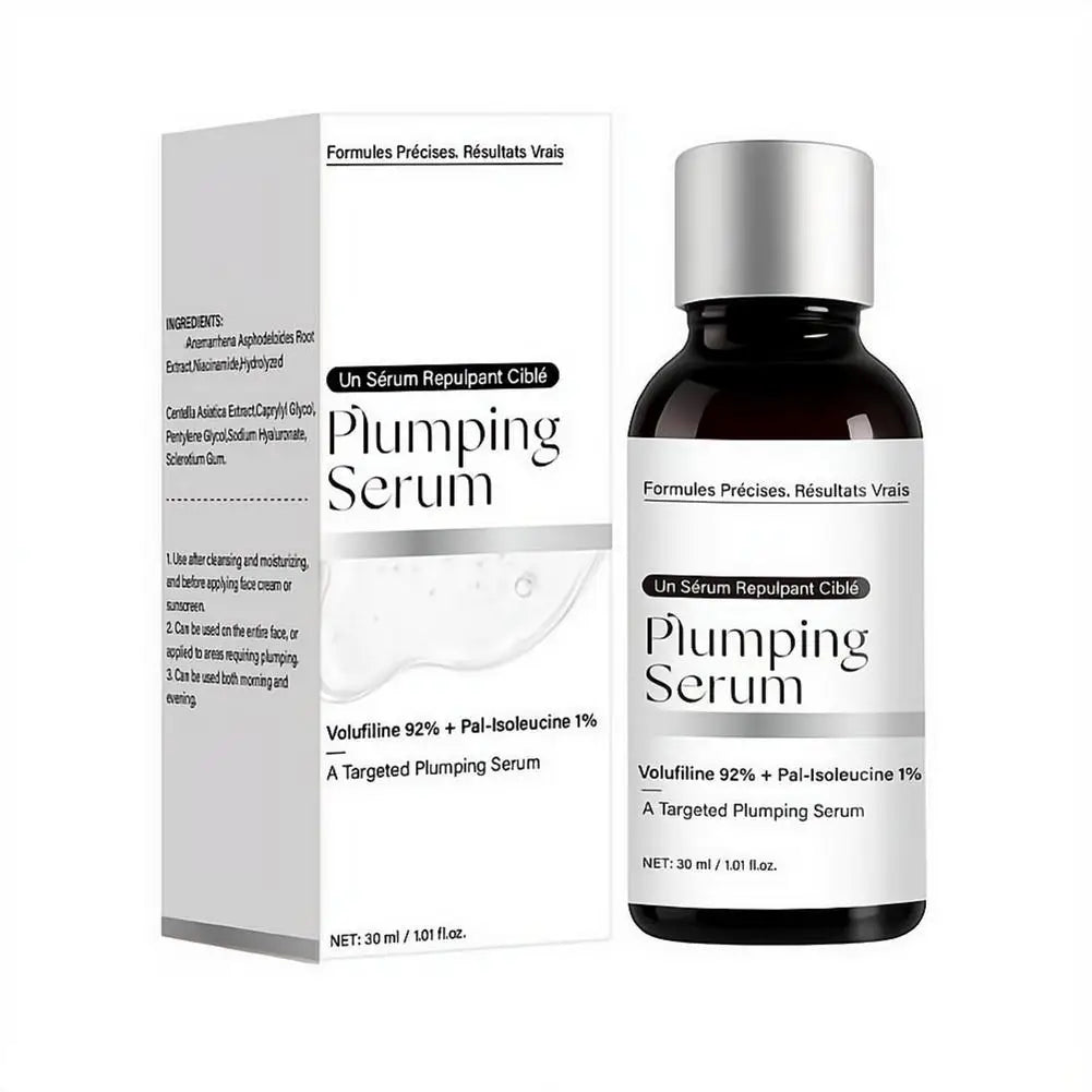 Volufiline 92% + Pal-Isoleucine 1% Plumping Serum with Niacinamide Plumping Anhydrous Skin Radiance Boosting Facial Serum 30ml