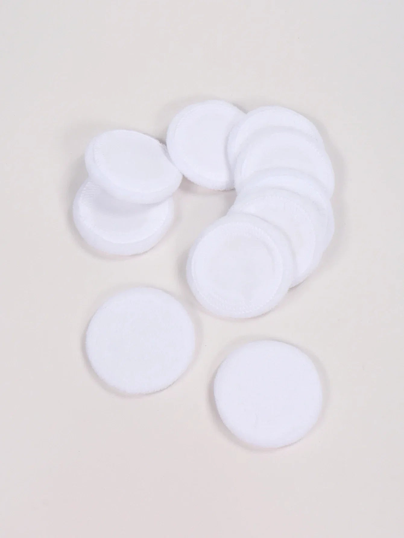 2-5-10-20Pcs Portable and Practical High-Grade White Round Powder Puff for Base and Fixing Makeup