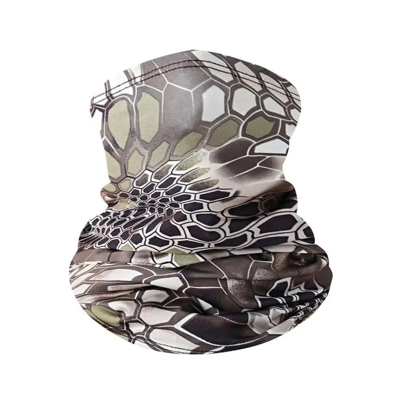 LOOGDEEL Sun Protection Bib Spring and Summer Motorcycle Neck Cover Sports Magic Bandana Riding Mask Full Face Outdoor Ice Silk