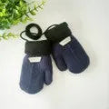 Autumn Winter Thicken Warm Children Gloves Knitting Mittens Baby Mittens Infant Toddler Soft Comfortable Thickened Winter Gloves