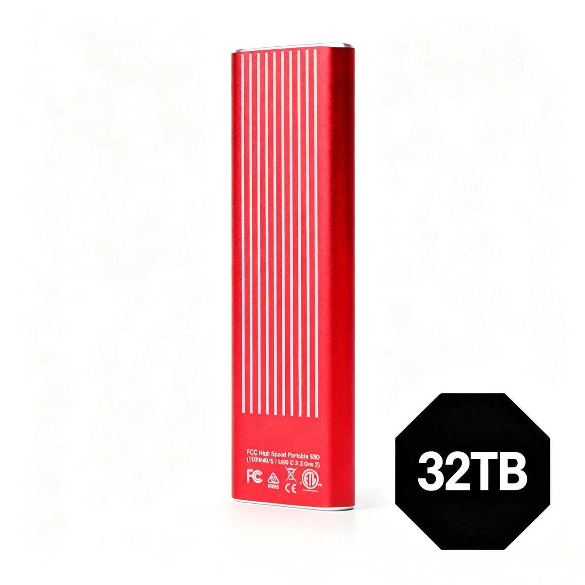 Portable External SSD USB3.2, High Speed 1TB-16TB Solid State Drive, Lightweight Pocket Design for Laptop, Desktop, Mac & Phone