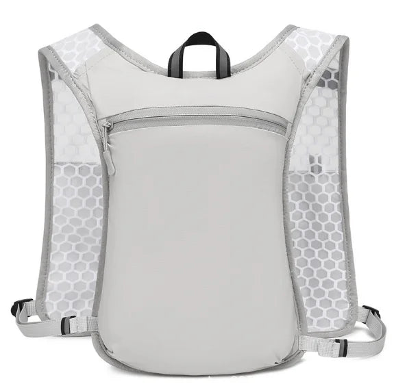 Reflective Lightweight Running Vest for Biking & Sports with Hydration Chest Pack Phone Storage Pocket Outdoor Gear