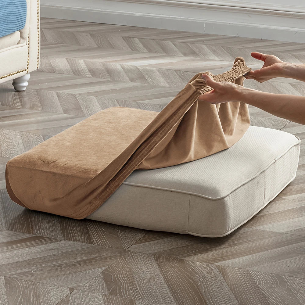 Super Soft Velvet Sofa Cover for Living Room Stretchy Washable Furniture Protector Luxury Universal Sofa Seat Cushion Cover Home
