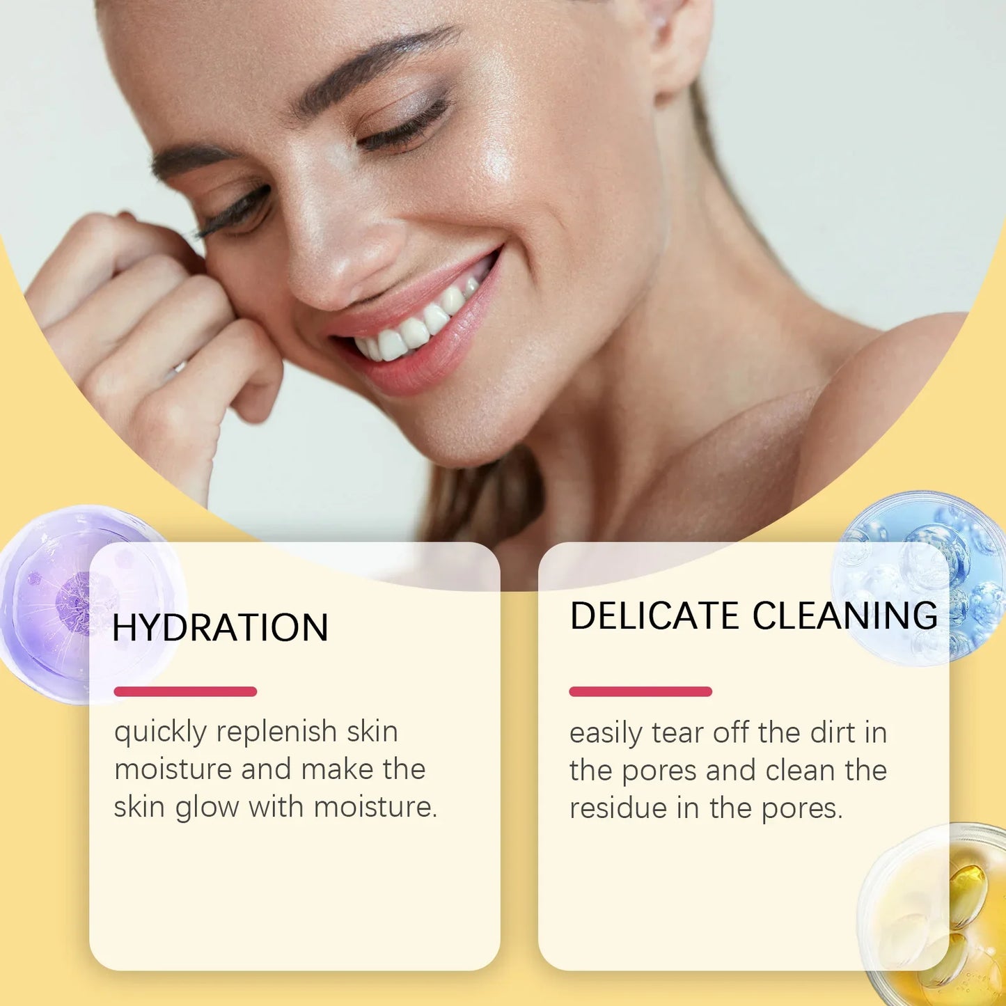 HOYGI Turmeric Collagen Mask Cleansing Pore Improves Spots Gentle Exfoliation Brightening Dullness Smoothing Peel-off Mask 75g