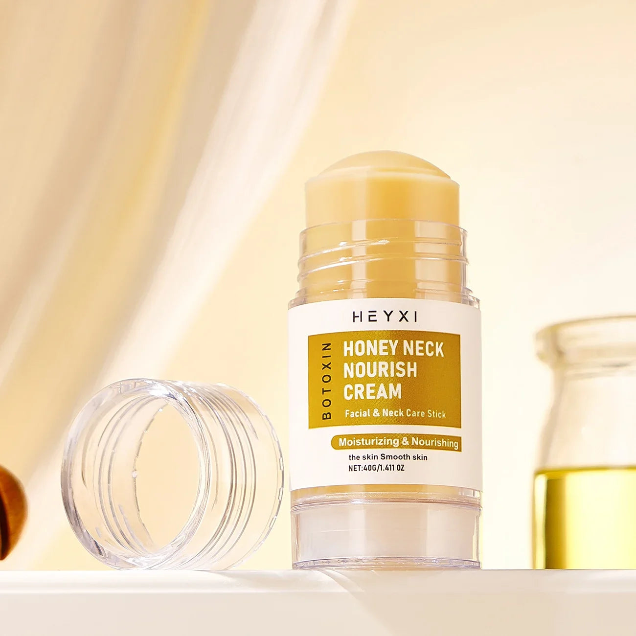 Honey Neck Nourishing Cream, Natural Ingredients, Deep Moisturizing, Refreshing and Easy to Absorb, Suitable for All Skin Types