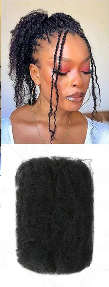 Choice Afro Kinky Bulk Human Hair | 100% Virgin Brazilian for Braids & Twists