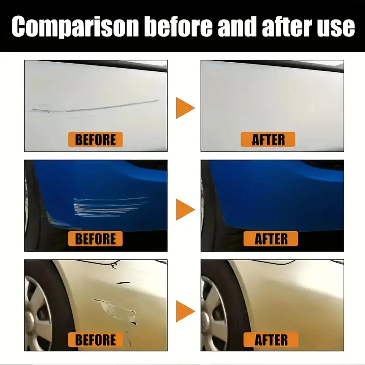 Upgraded Nano Magic Car Scratch Remover Cloth, Multipurpose Scratch Repair Cloth, Nanomagic Cloth for Car Paint Scratch Repair