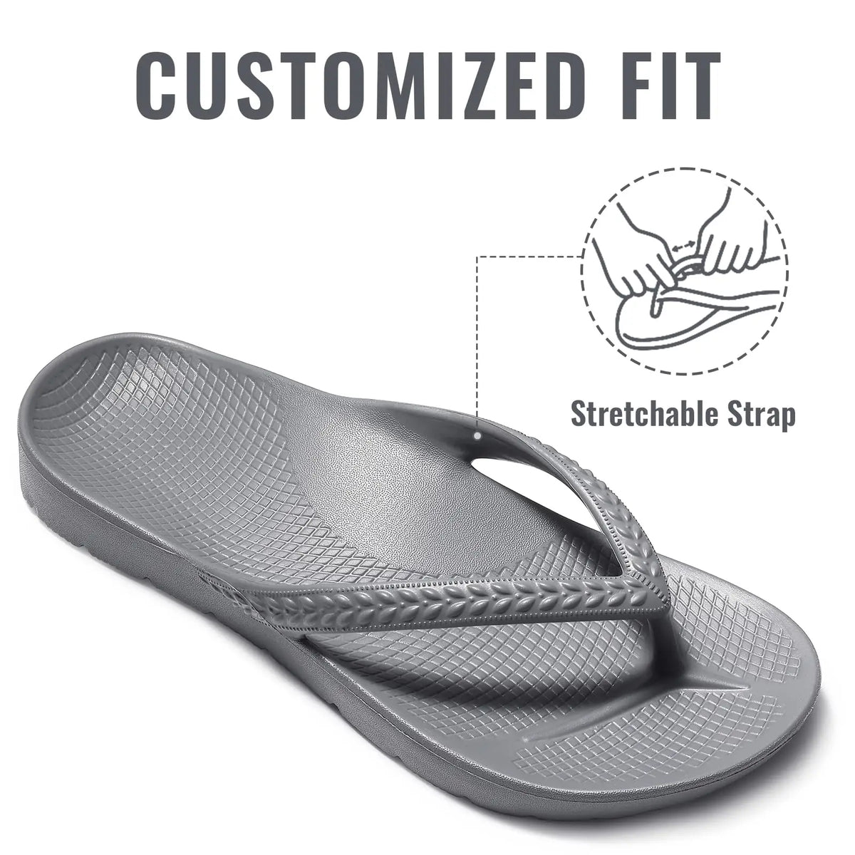 CRACOMIN New Women's Flip Flops Orthopedic Slippers With Arch Support Unisex House Sandals Summer Outdoor Non-slip Beach Slides