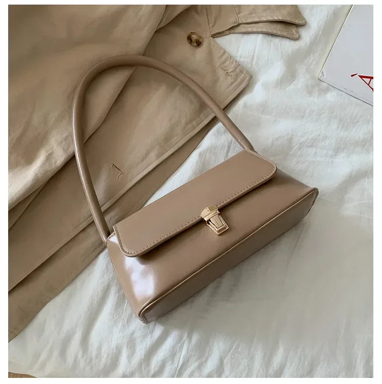 Luxury Brand Crossbody Bags for Women | Fashion Design Underarm & Woman Shoulder Bag (Female Handbag & Purses, Solid Color)