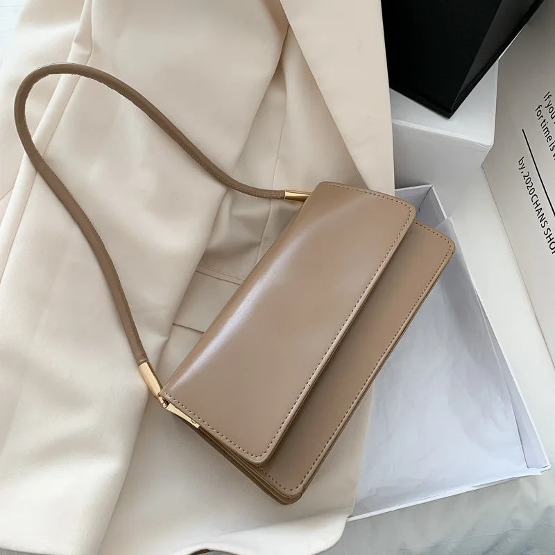 Luxury Brand Crossbody Bags for Women | Fashion Design Underarm & Woman Shoulder Bag (Female Handbag & Purses, Solid Color)