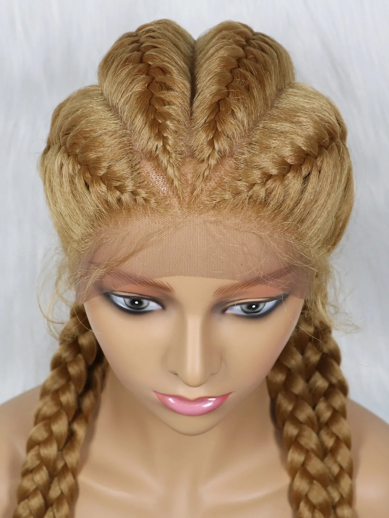 KIMA New Arrival 26" Braided Wig | Lace Front with Baby Hair