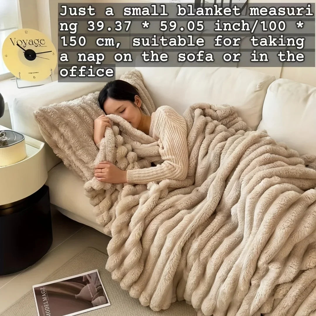 Throw Blanket Keep Warm Winter Bed Blankets Double Sided Queen Duvet Cover Camping Double Bed Cover Bedspread On The Bed