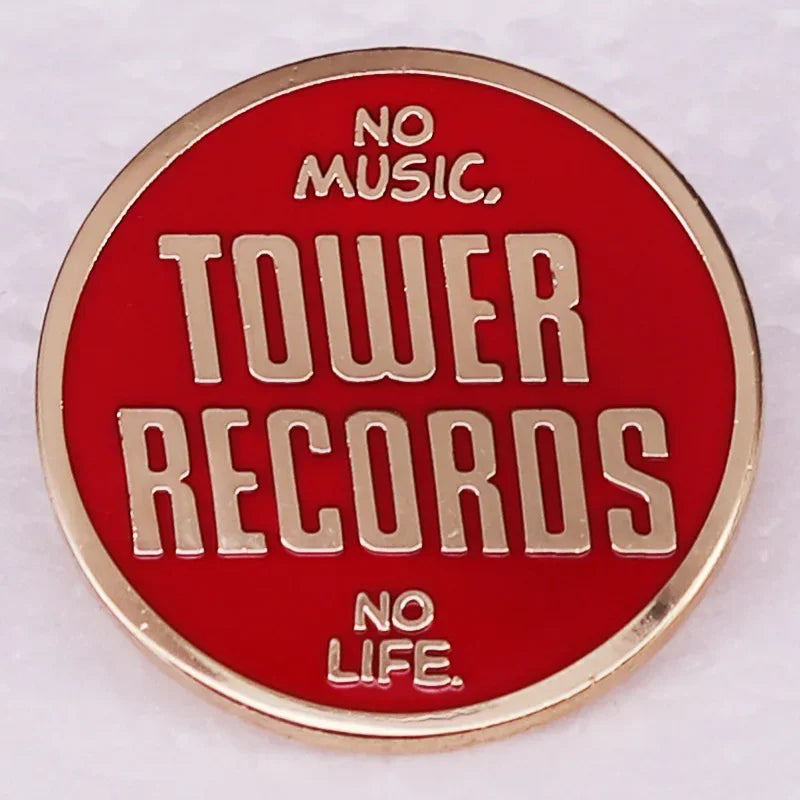 Popular Music Rock Album Enamel Pin Band Punk Brooch Music Lovers Metal Badge Fashion Jewelry Accessories Gifts