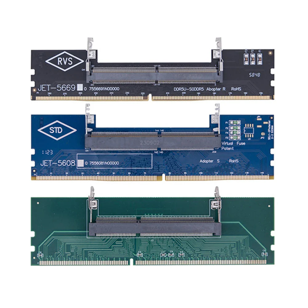 DDR3 DDR4 DDR5 Memory Test Adapter Card Laptop Computer RAM to Desktop Motherboard Converter  Stable Memory Test Transfer Card