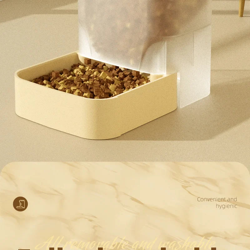 HOOPET Dogs Automatic Feeders Water Bottle Cats Bowl Food Storage Drinking Dispenser Container Pet Supplies