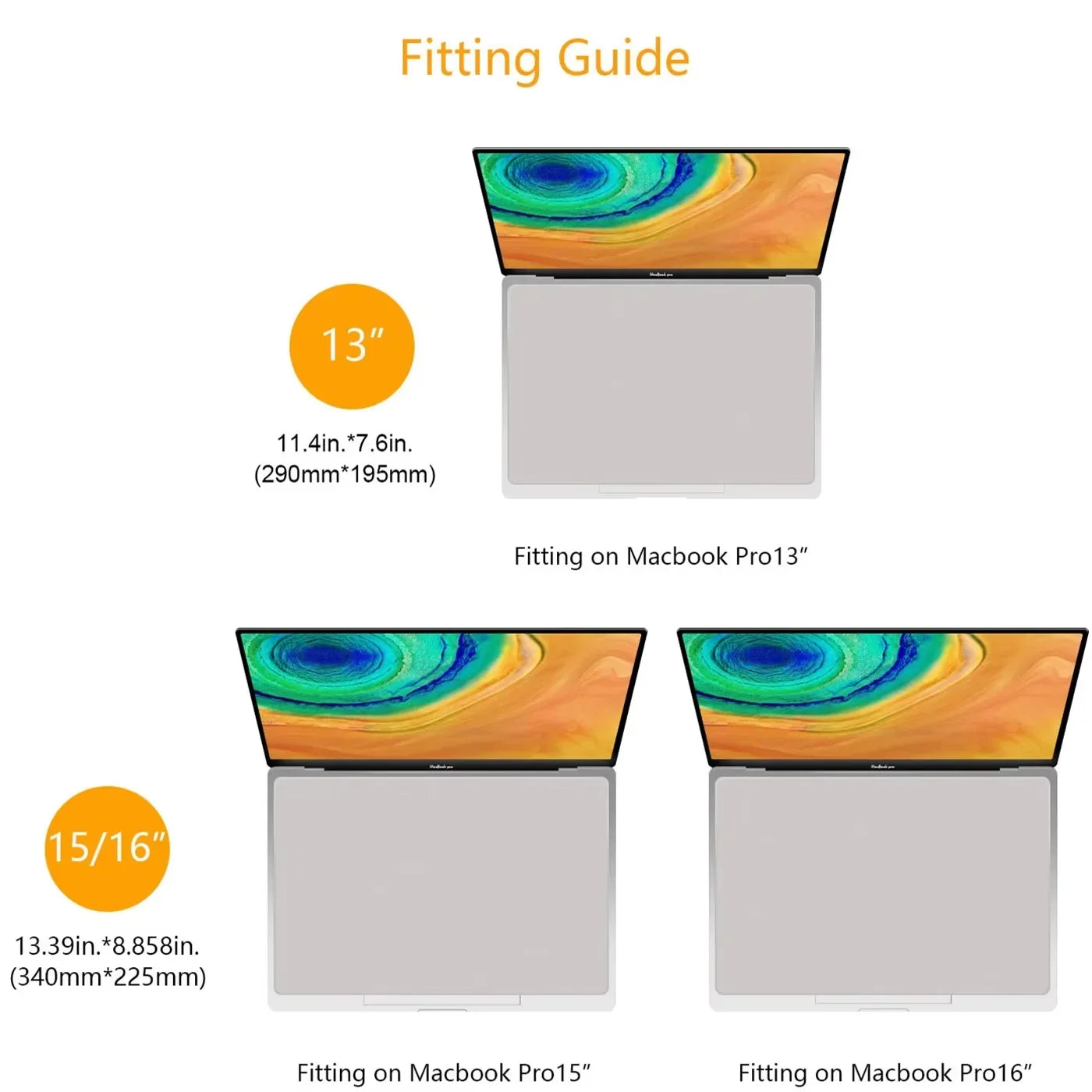 Suitable for MacBook Pro Keyboard Dust Cloth, Air Wiping Cloth, Laptop Computer 13/15/16 Inch Mac Screen Cleaning Cover Cloth