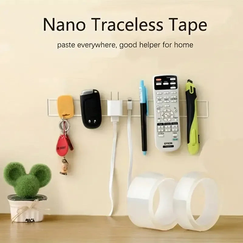 1/3/5m Nano Tape Double-Sided Adhesive Tape Traceless Waterproof Tape for Bathroom Kitchen Sink Tap Gel Sticker Home Improvement