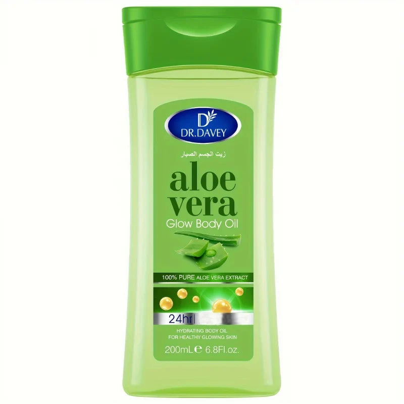 DR.DAVEY ALOE VERA BODY OIL SPA Body Massage Essential Oil with Aloe Vera Shine  Nourishing Oil Suitable for All Skin Type