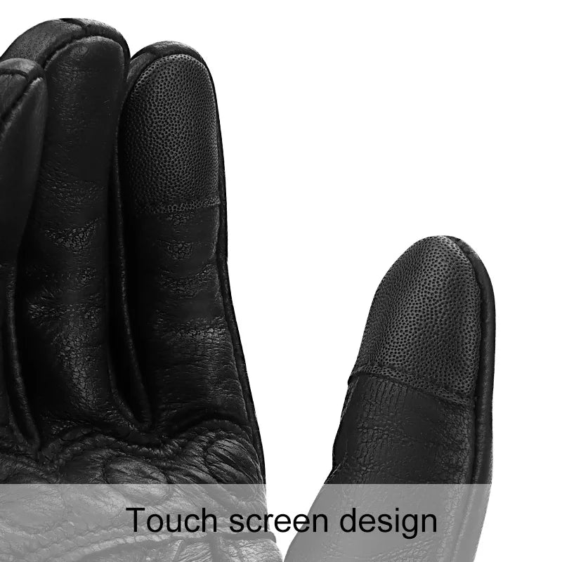 S-XXXL Motorcycle Gloves Goatskin Leather Men Women Moto Glove Electric Bike Luvas Da Motocicleta Os Carros Eletricos Sale