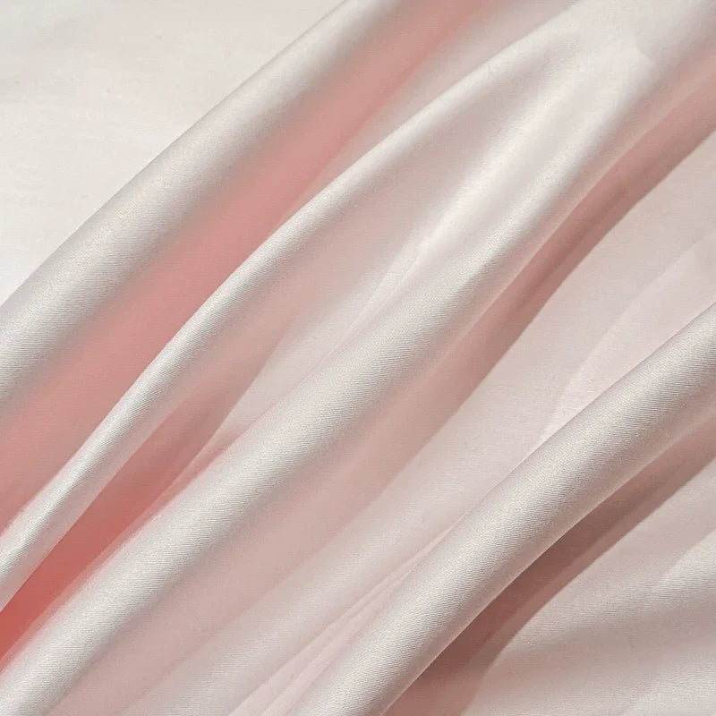 4pcs Light Luxury Style  120 Count Long Styl Cotton polyeste Embroidered Bedding Duvet Cover 200x230 220x240 Four Seasons