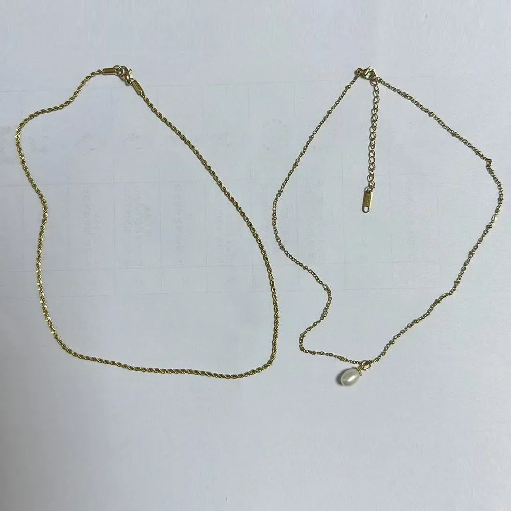 Stainless Steel Creative Steel Ball Chain Necklace