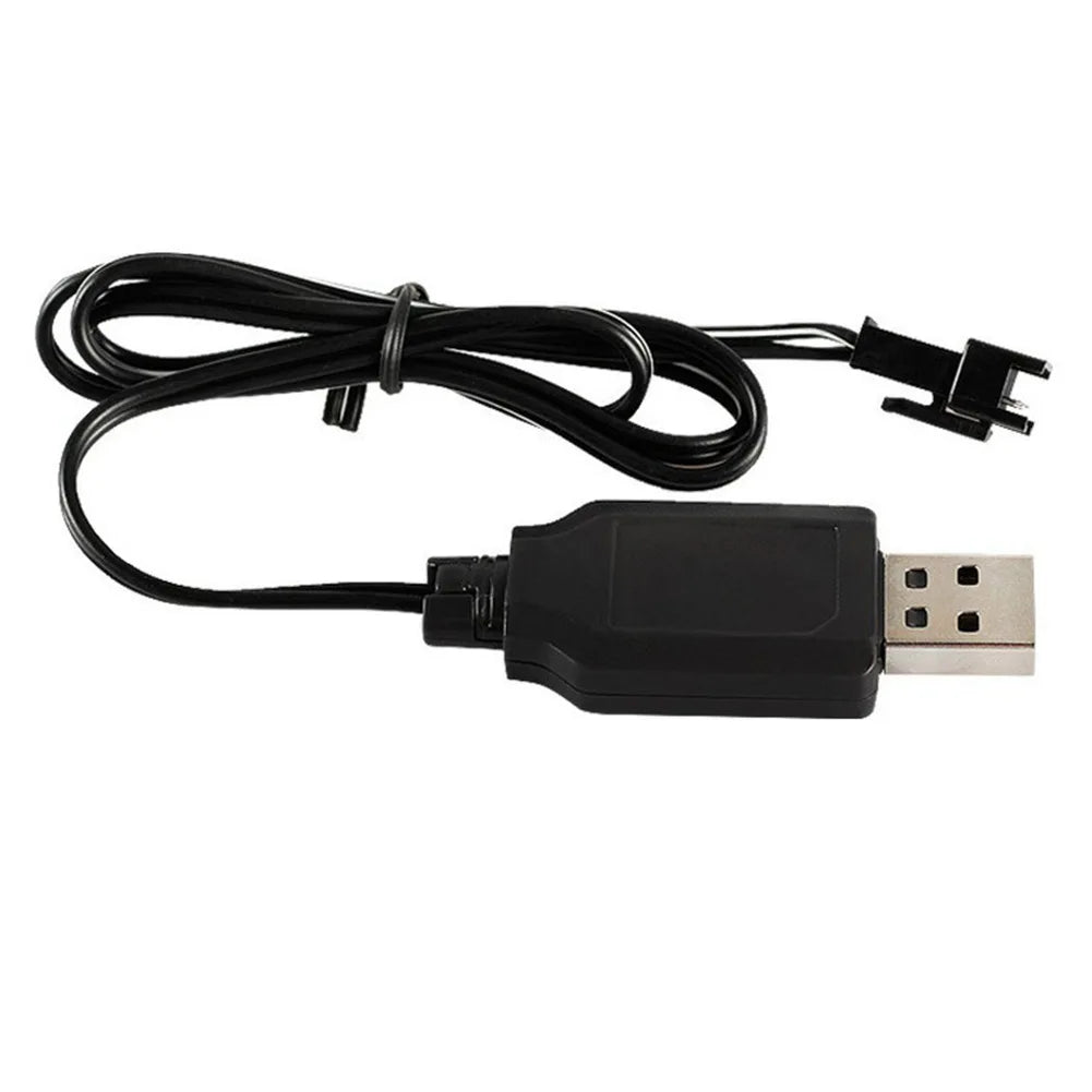RC Usb Charger Cable For 3.7V Lithium Battery Charger SM-2P Charging Cable Car Aircraft Helicopter Toys Accessories