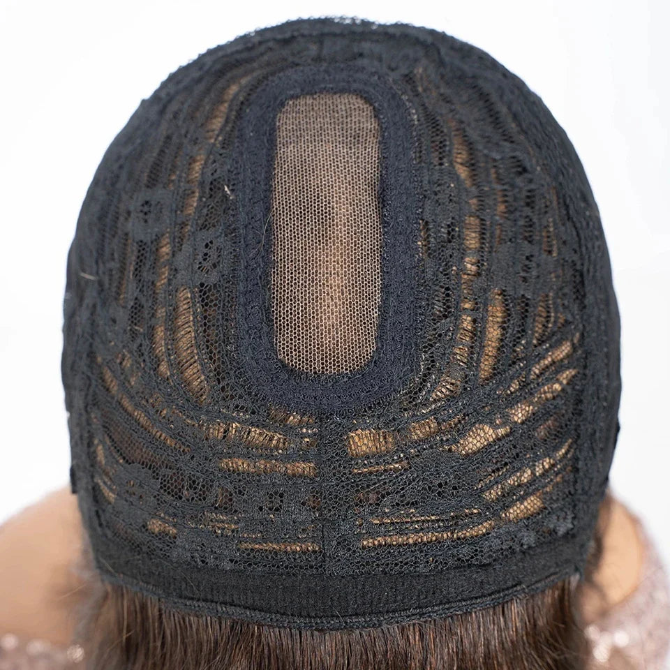 Rebecca Ombre Blonde Brown Bob Wig | 3x1 Part Lace Human Hair