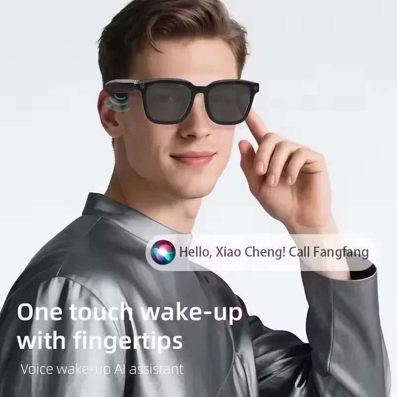 Lenovo AI Smart Glasses 8MP HD Camera 4K Shooting Image Conversation Translation Listening To Music Smart Glasses 2026 New