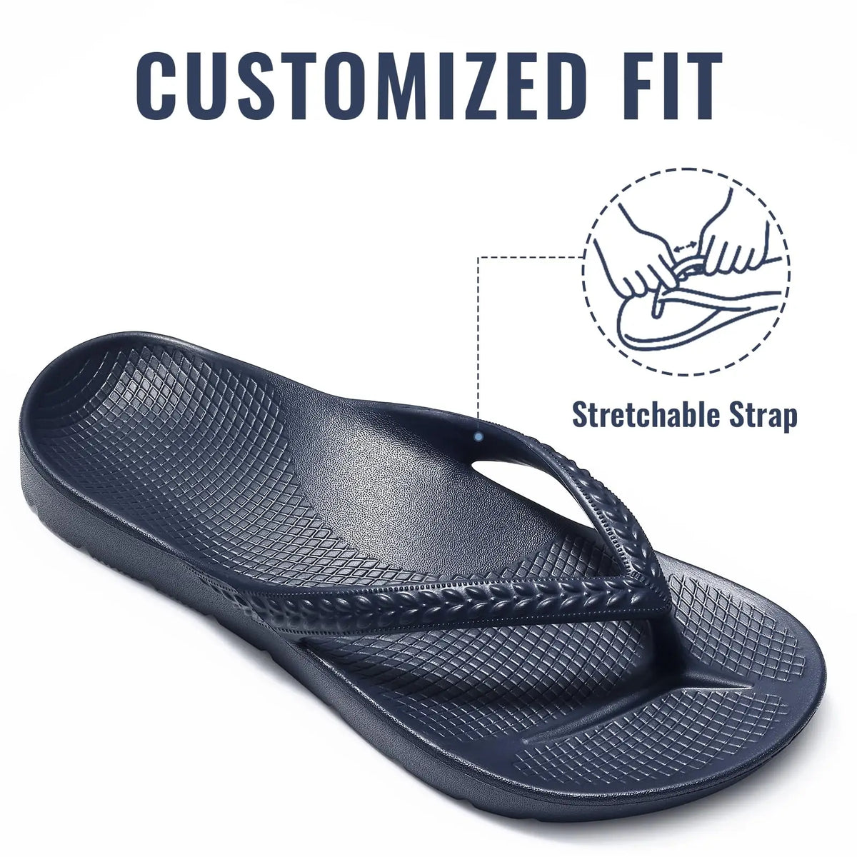 CRACOMIN New Women's Flip Flops Orthopedic Slippers With Arch Support Unisex House Sandals Summer Outdoor Non-slip Beach Slides